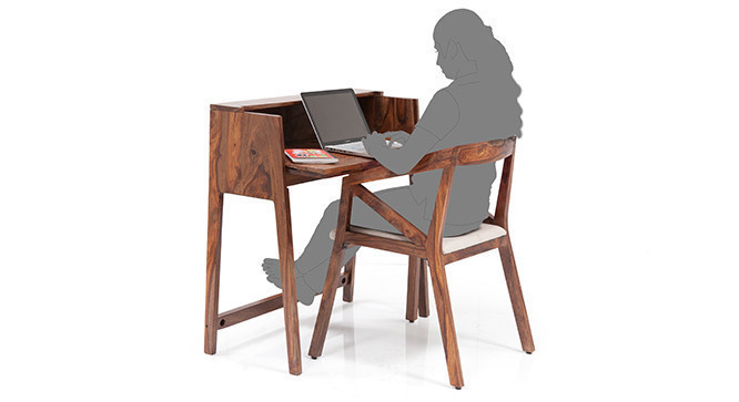 EDWARD STUDY TABLE  (Honey)